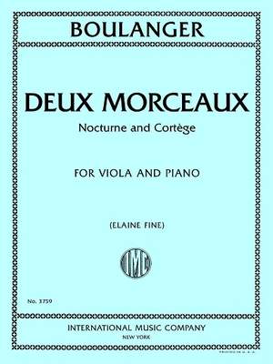 Lili Boulanger: Deux Morceaux