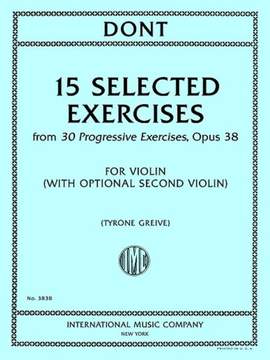 Jakob Dont: 15 Selected Exercises