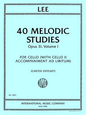 Sebastian Lee: 40 Melodic Studies