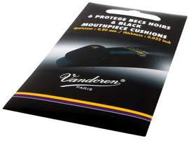 Vandoren Mouthpiece Cushions 0.80mm Black (Pack of 6)