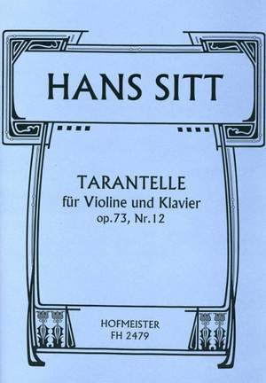 Sitt, H: Tarantelle, op. 73, Nr. 12 op. 73/12
