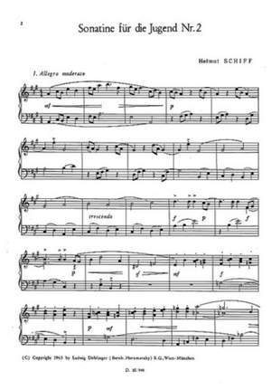 Schiff, H: Sonatine für die Jugend Nr. 2