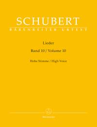 Schubert: Lieder Book 10 