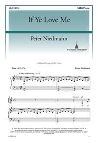 Peter Niedmann: If Ye Love Me