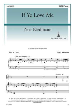 Peter Niedmann: If Ye Love Me