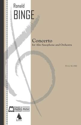 Ronald Binge: Concerto for Alto Saxophone and Orchestra