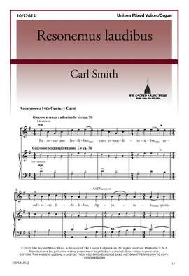 Carl Smith: Resonemus laudibus