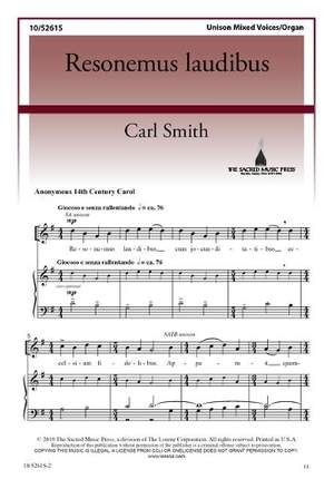 Carl Smith: Resonemus laudibus