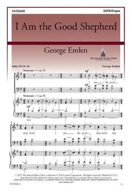George Emlen: I Am the Good Shepherd
