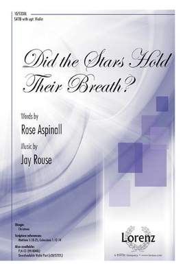 Jay Rouse: Did the Stars Hold Their Breath?