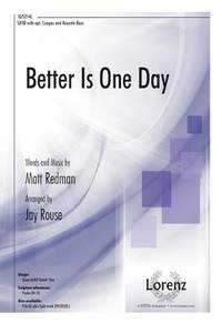 Matt Redman: Better Is One Day