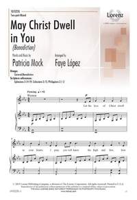 Patricia Mock: May Christ Dwell in You