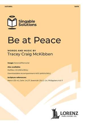 Tracey Craig McKibben: Be at Peace