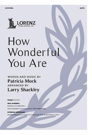 Patricia Mock: How Wonderful You Are