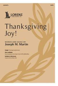 Joseph M Martin: Thanksgiving Joy!