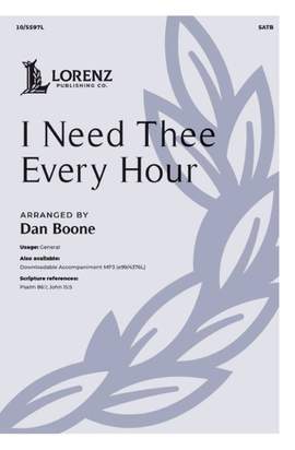 Dan Boone: I Need Thee Every Hour