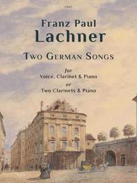 Lachner, Franz: Two German Songs