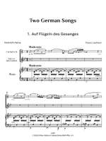 Lachner, Franz: Two German Songs Product Image