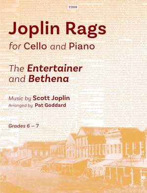 Joplin Rags. Cello & Piano