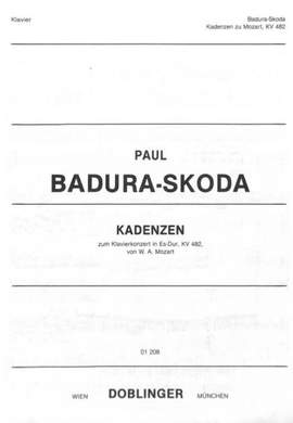 Badura-Skoda, P: Kadenzen zu Mozarts Klavierkonzert Es-Dur E flat major