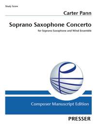 Pann, C: Soprano Saxophone Concerto