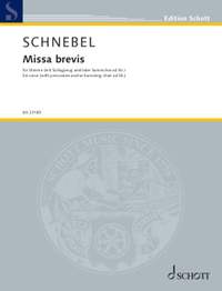 Schnebel, D: Missa brevis