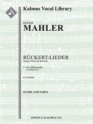 Mahler: Um Mitternacht, medium voice (A minor, original key)