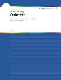 Gieseking, Walter: Quintet B flat major