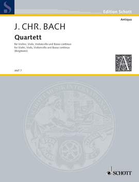 Bach, Johann Christian: Quartet G major