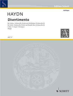 Haydn, Johann Michael: Divertimento C major