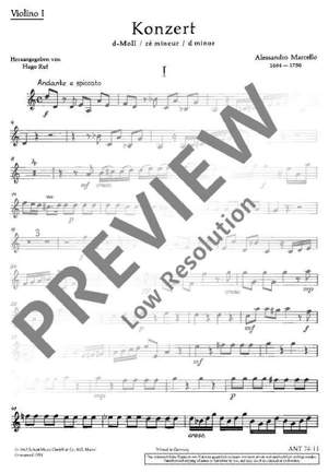 Marcello, Alessandro: Concerto D minor