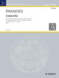 Paradisi, Pietro Domenico: Concerto B flat Major