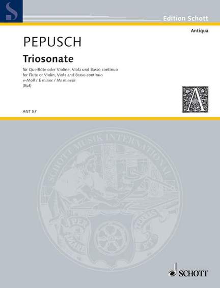 Pepusch, John Christopher: Triosonata e minor