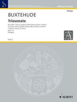 Buxtehude, Dietrich: Triosonata a minor op. 1/3