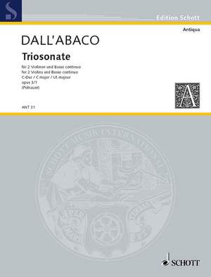 Dall'Abaco, Evaristo Felice: Triosonata C Major op. 3/1