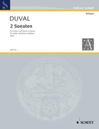 Duval, Francois: 2 Sonatas