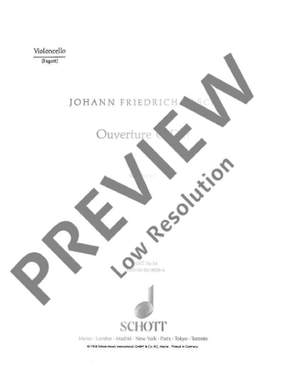 Fasch, Johann Friedrich: Overture G major