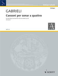 Gabrieli, Giovanni: Canzoni