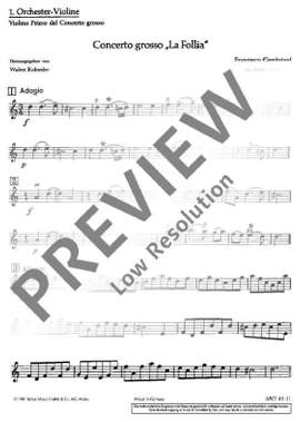Geminiani, Francesco: Concerto grosso