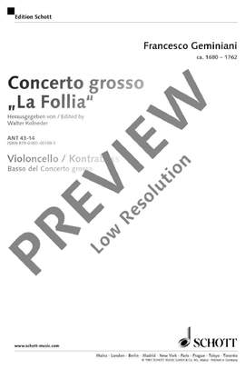 Geminiani, Francesco: Concerto grosso