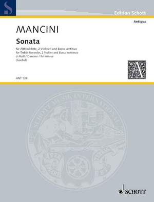 Mancini, Francesco: Sonata d minor