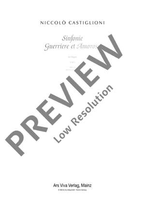 Castiglioni, Niccolò: Sinfonie Guerriere et Amorose