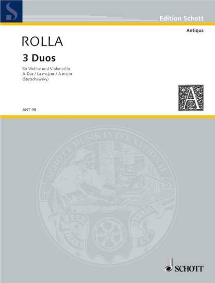 Rolla, Alessandro: 3 Duos