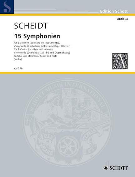 Scheidt, Samuel: 15 Symphonies