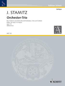 Stamitz, Johann Wenzel Anton: Orchester-Trio B flat major op. 1/5