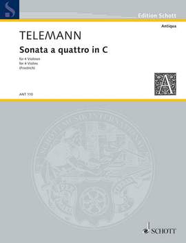 Telemann, Georg Philipp: Sonata a quattro in C