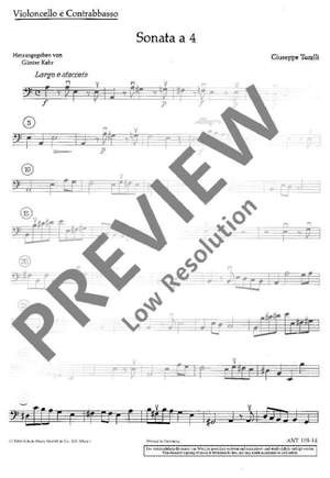 Torelli, Giuseppe: Sonata a 4 op. 8/2