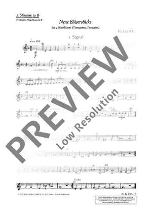 Zehm, Friedrich: New Wind pieces