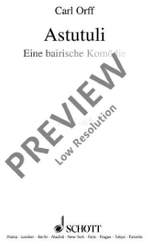 Orff, Carl: Astutuli (Libretto) Product Image