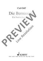 Orff, C: Die Bernauerin Product Image